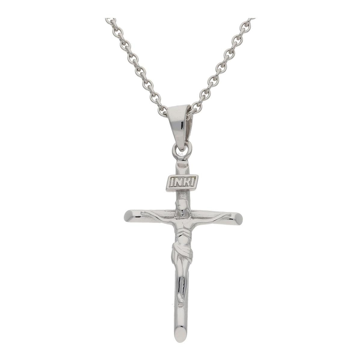 Kreuzanhänger JuwelmaLux Kreuz Anhänger 925/000 Sterling Silber JL39-02-0747