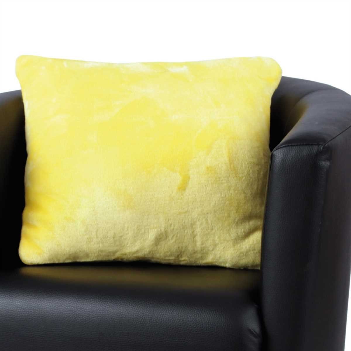 Gelb Kissen / (40x40 Bestlivings viele Flauschbezug versch. cm) (1 Stück), verfügbar, Reißverschluss, Bezug Kissenbezug Größen mit Celina, Kissenbezüge
