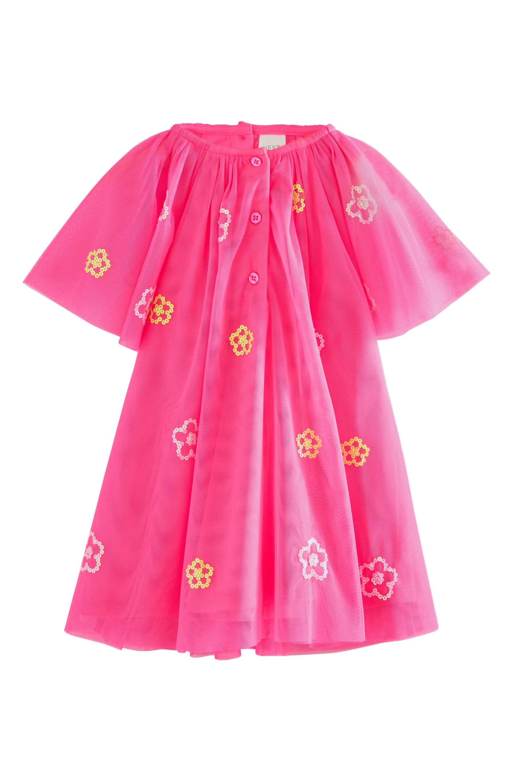Next Tüllkleid Pailletten-Meshkleid (1-tlg) günstig online kaufen