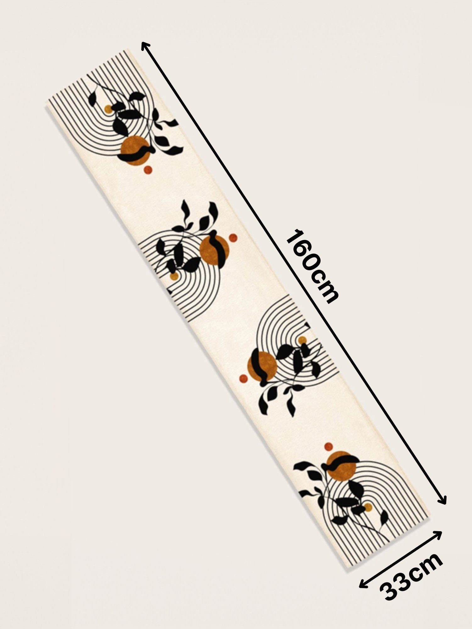 LIVINA HOME Tischläufer Premium Tischdecke abwaschbar, Tischband, moderne Leinenoptik Decke, Tischtuch, Juteband, Gartentischdecke, Tafeltuch