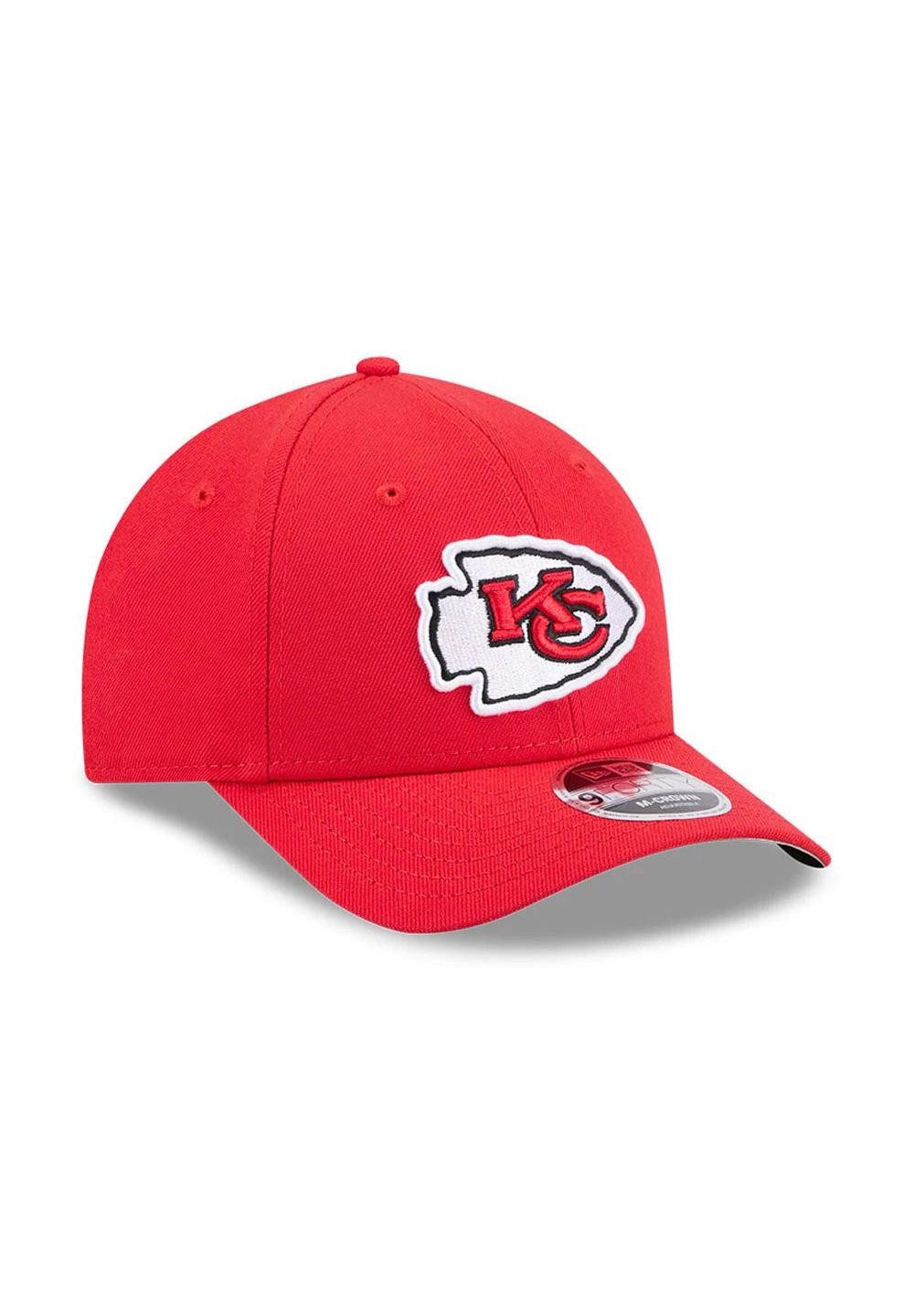 New Era Baseball Cap Kansas City Chiefs NFL 9Forty Adjustable M-Crown New Era Cap Rot (1-St)