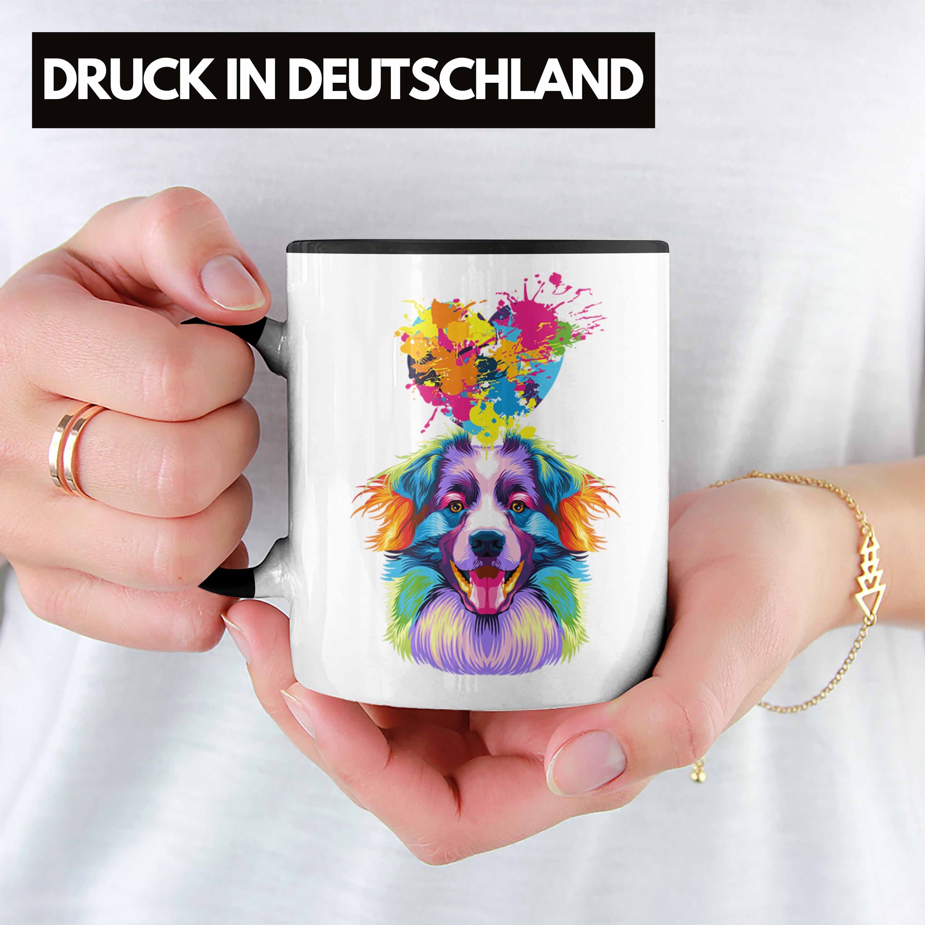 Farbe Geschenk Collies Border Gesc Lustiger Herz Schwarz Tasse Besitzer Spruch Trendation Tasse