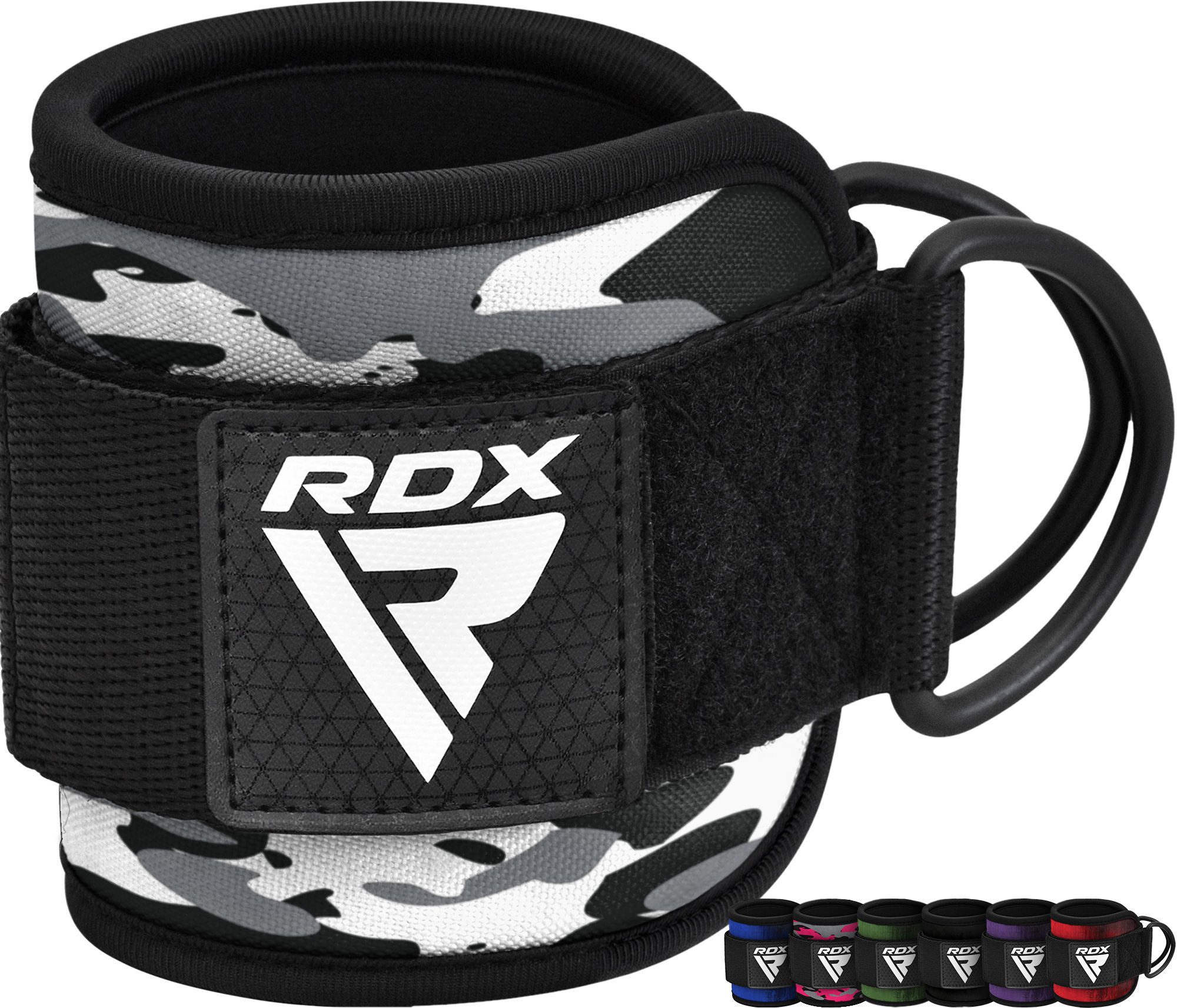 RDX Sprunggelenkorthese RDX Fußschlaufen Cable Pull gepolstert mit 2 D-Ring - Knöchelschlaufen