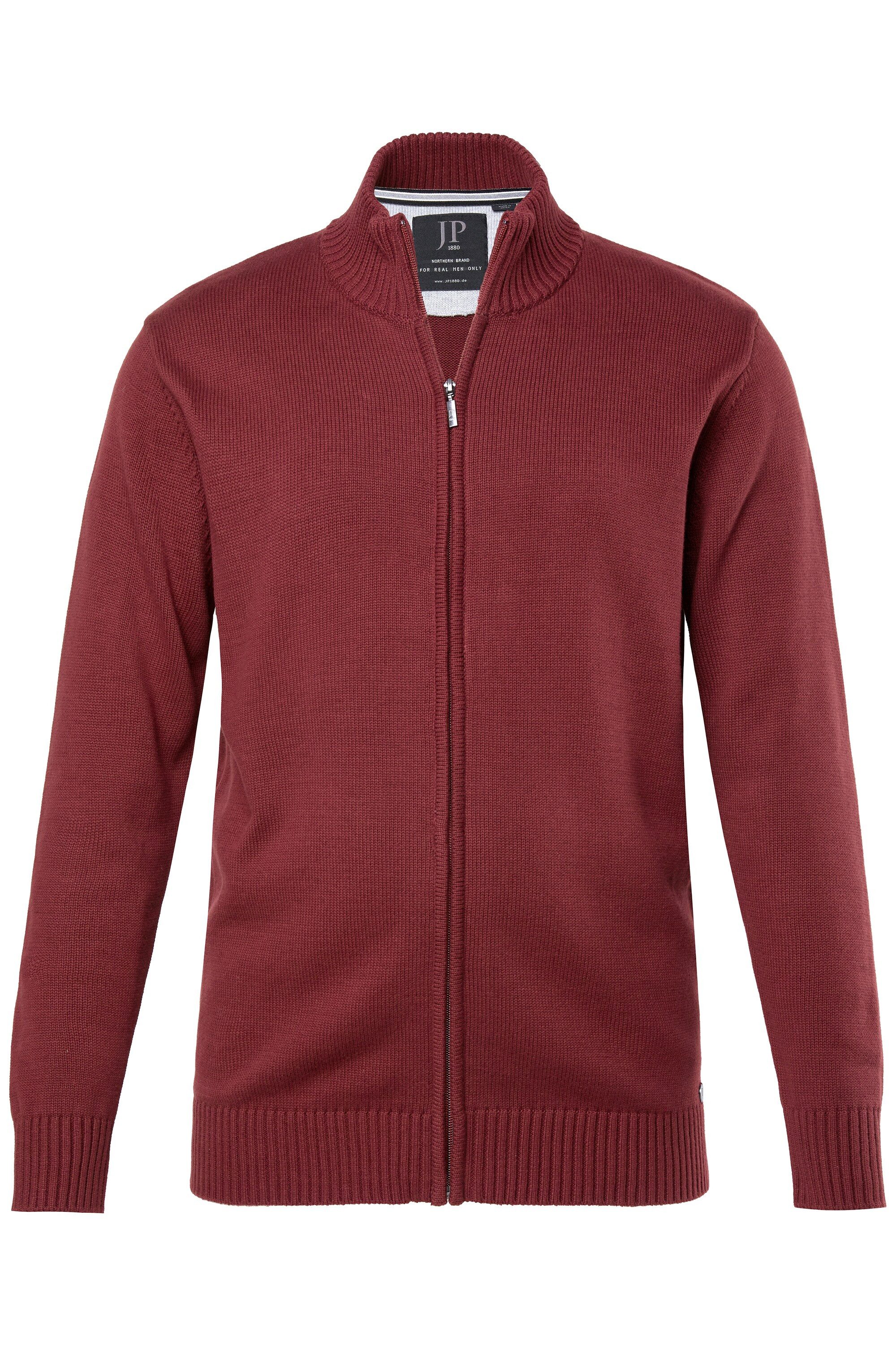 JP1880 Poloshirt Strickjacke Stehkragen Rippbündchen günstig online kaufen
