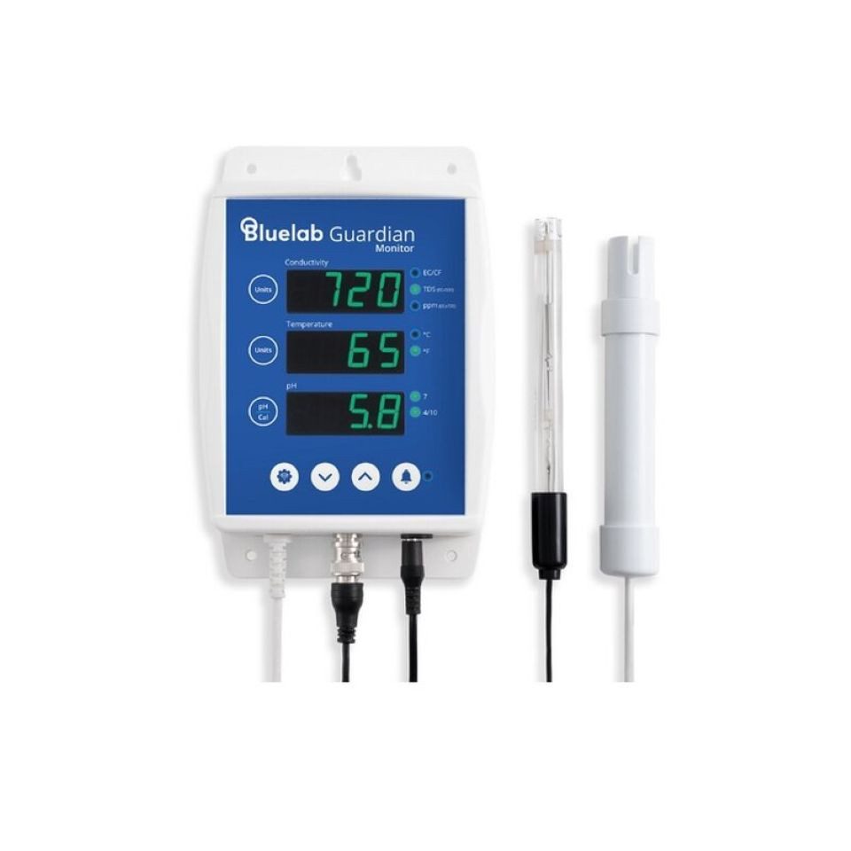 Bluelab Corporation pH-Messgerät Guardian Monitor Wi-Fi, Kontinuierliche pH-, EC- und Temperaturmessung
