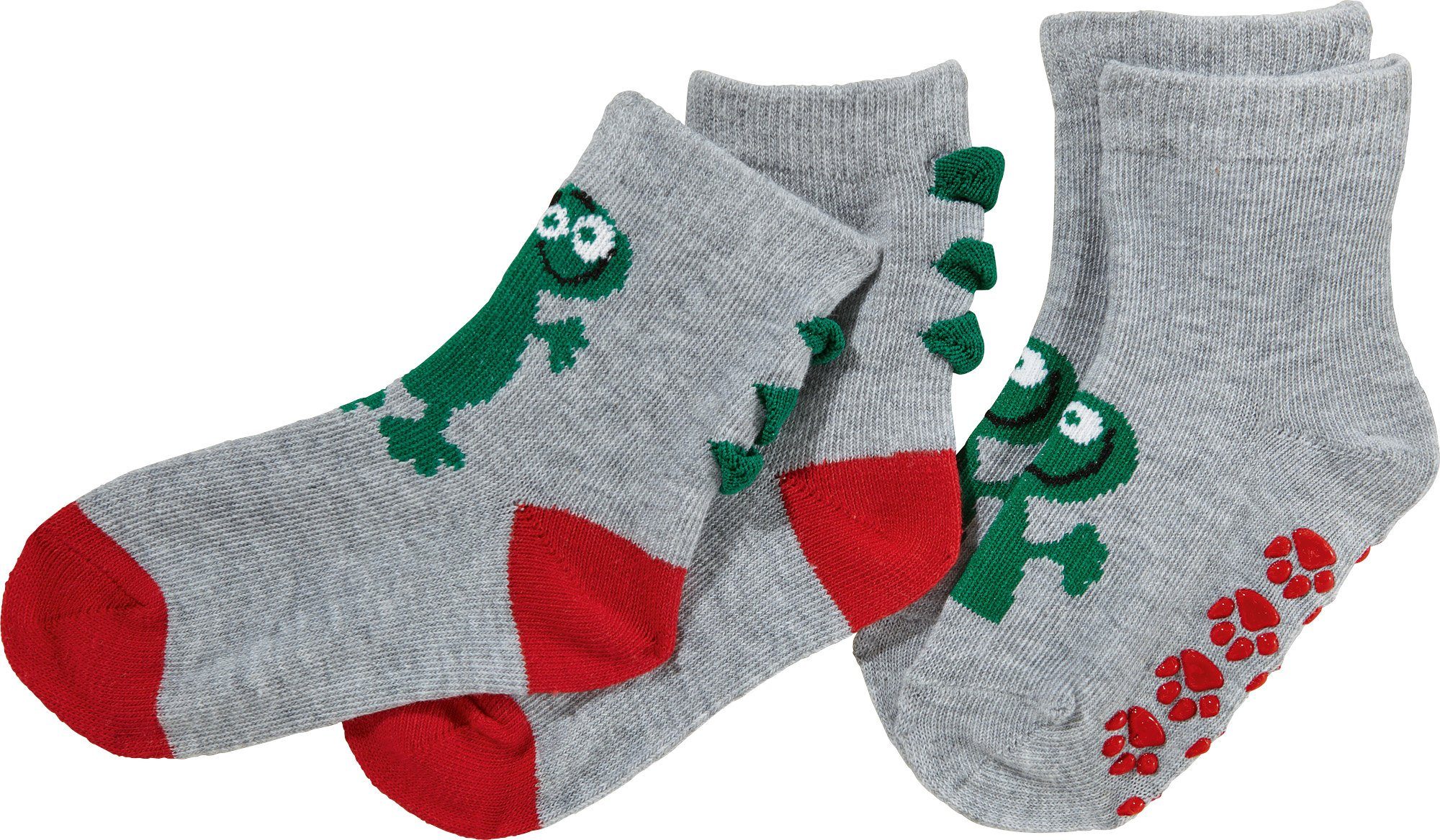 REDBEST Socken Kinder-Socken 2 Paar Tiermotive: Drache