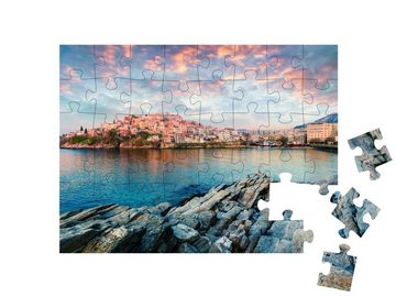 puzzleYOU Puzzle Kavala an der griechischen Ägäis, 48 Puzzleteile, puzzleYOU-Kollektionen Weitere Europa-Motive