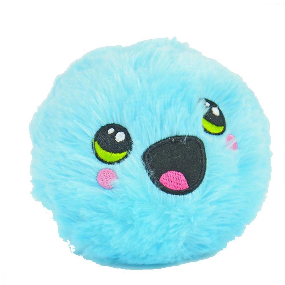 Kögler Kuscheltier BomBom Flauschball Snicky blau Plüschball Antistress 12 cm