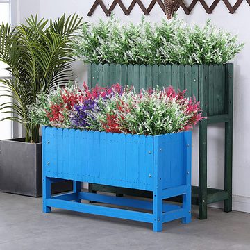 Kunstpflanze Künstliche Blumen im Freien,UV-beständige Sträucher, flowgoer, Henreal