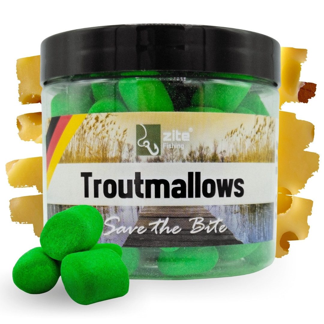 Kunstköder Troutmallow Kunstköder - 40g Marshmallows - 8 Farben - Forellenangeln