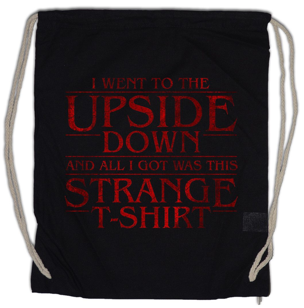 Urban Backwoods Turnbeutel I Went To The Upside Down Turnbeutel Horror Stranger Alphabet Series (1-tlg), Hawkins Things World Strange