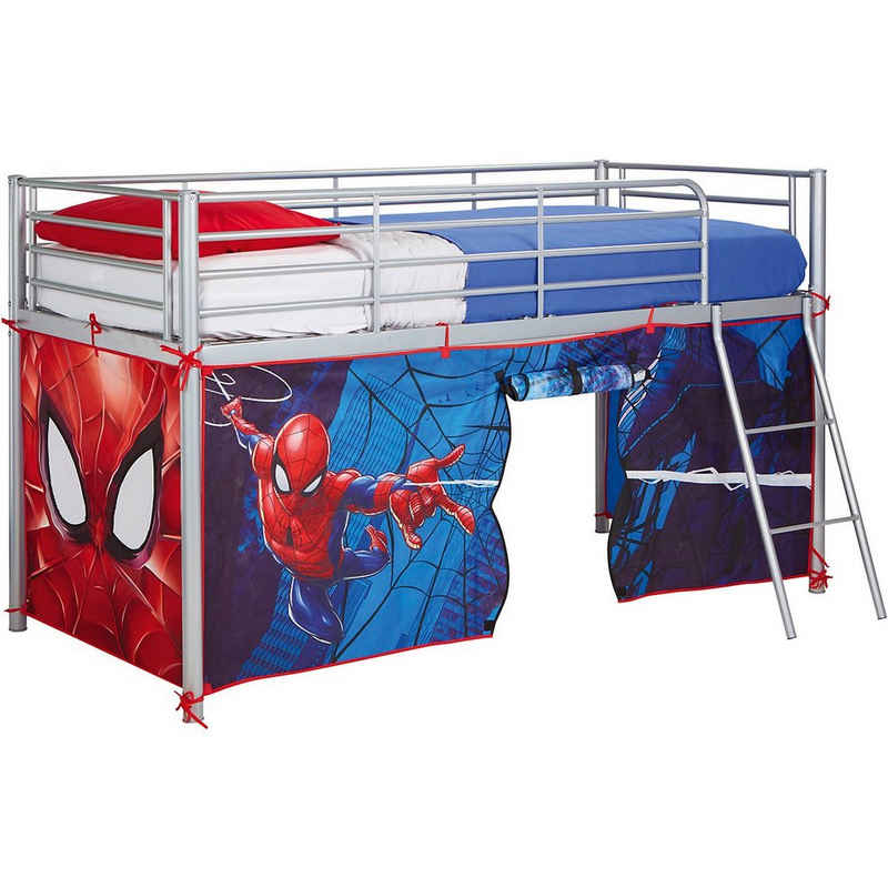 Bettvorhang »Vorhangset für Hochbetten, Spider-Man, blau/rot«, WORLDS APART