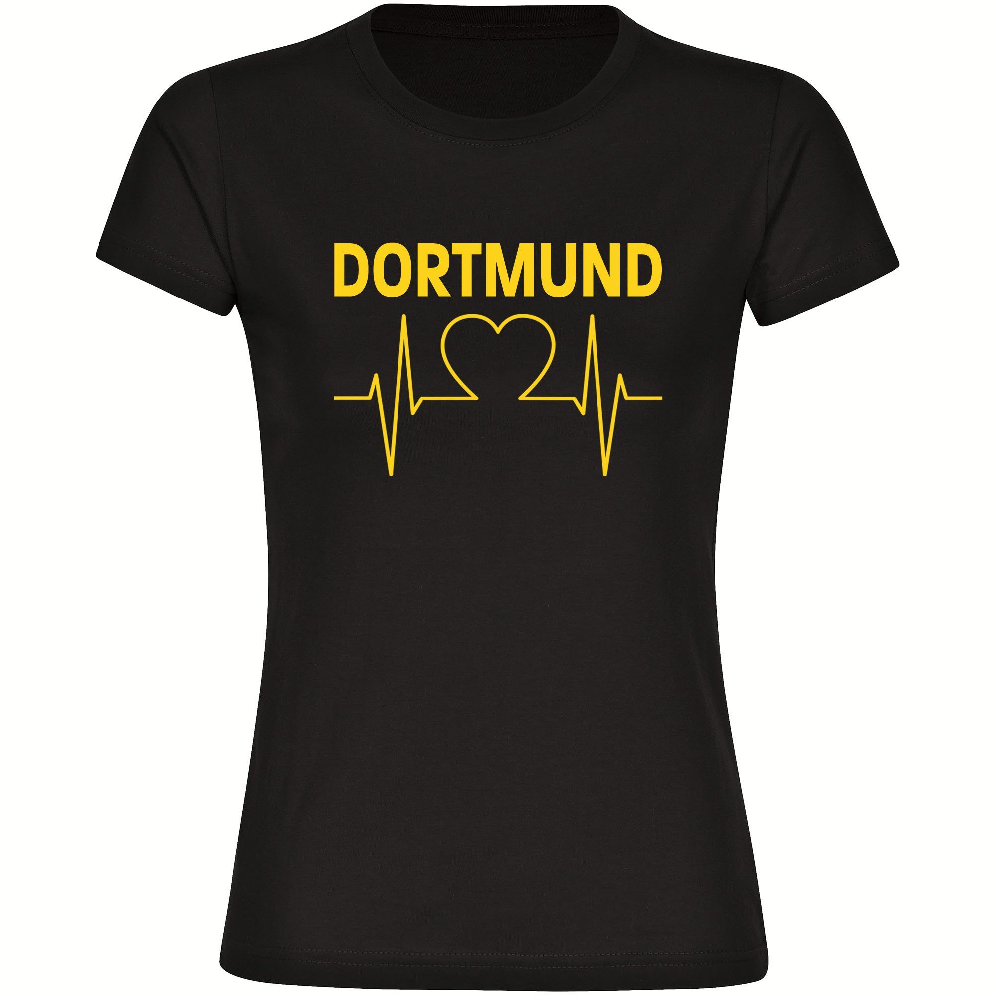 multifanshop T-Shirt Damen Bielefeld - Herzschlag günstig online kaufen