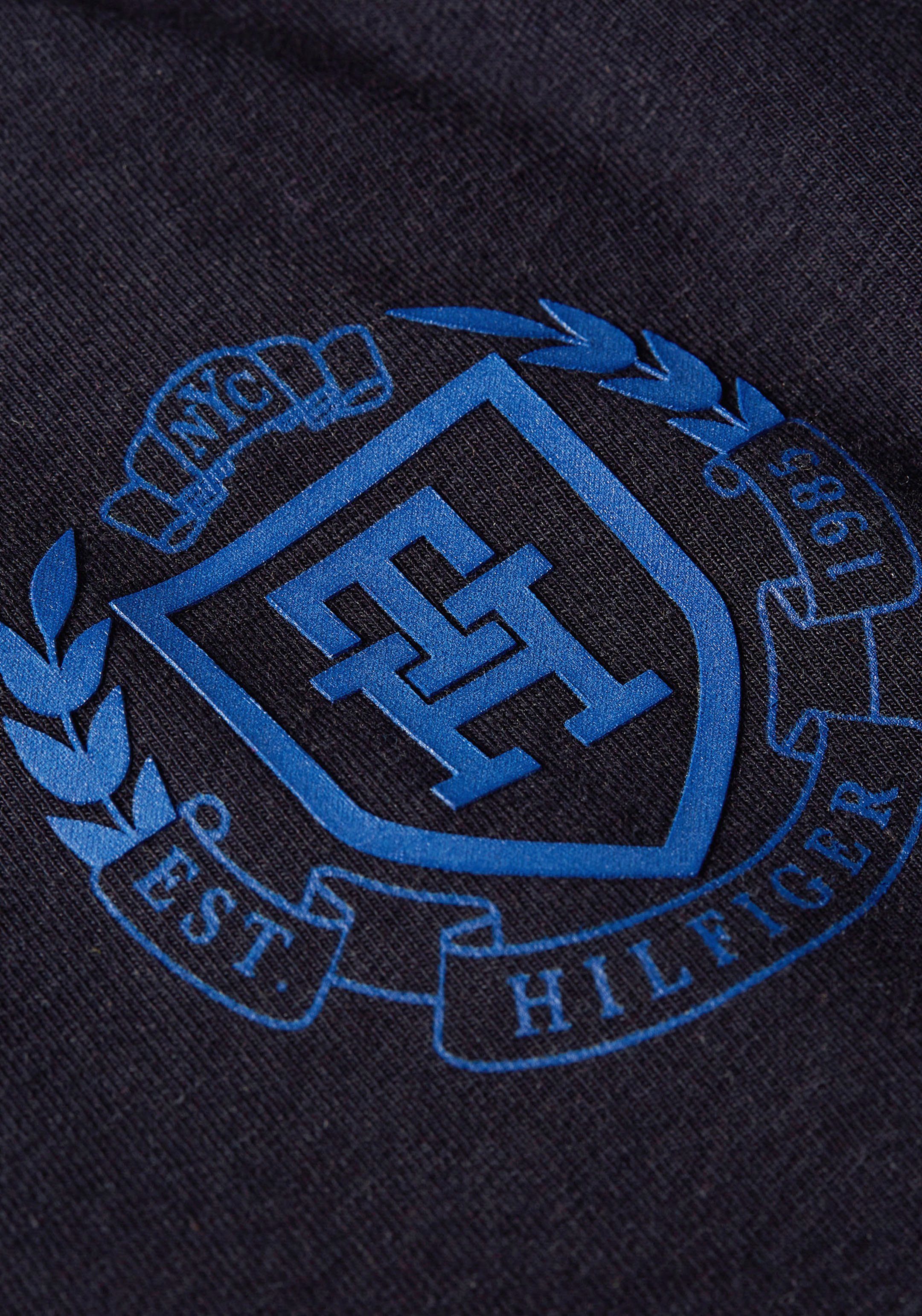 Tommy Hilfiger T-Shirt mit Markenlabel dunkelblau
