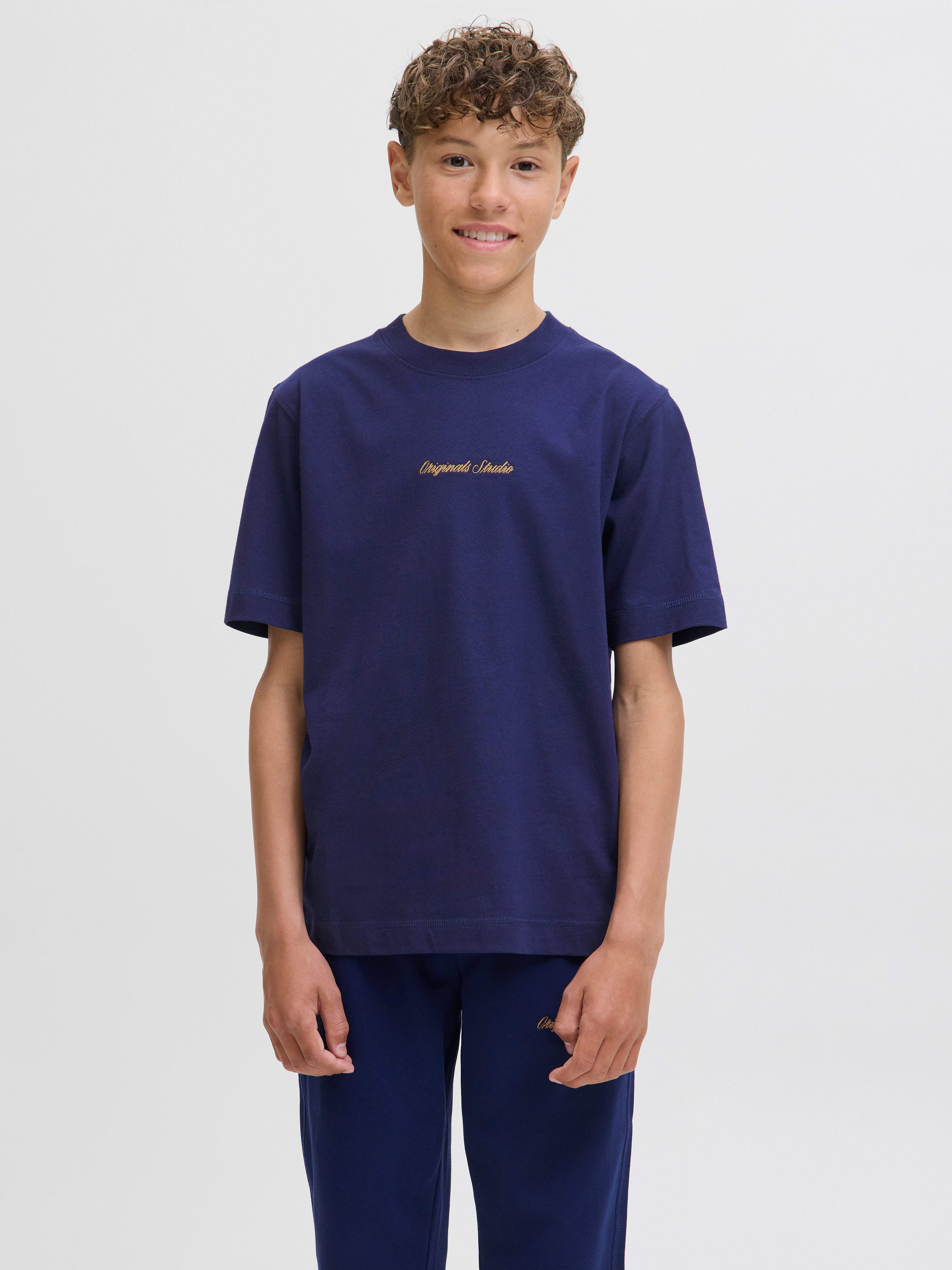 T-Shirt JORNORREBRO EMB TEE SS CN NOOS JNR