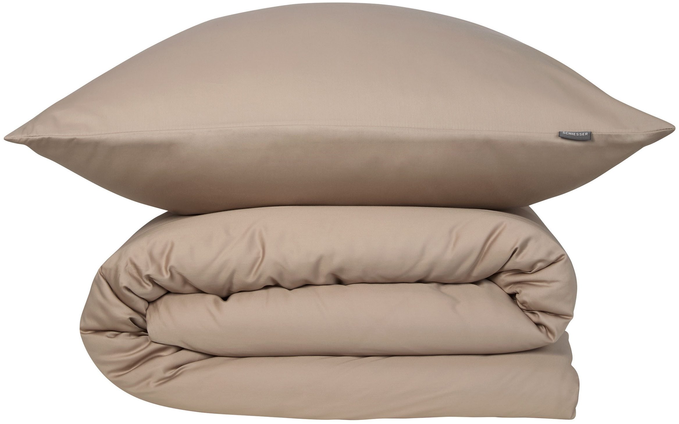 Schiesser Bettwäsche Ella seidenmattes Premiumbettwäscheset aus feinstem Baumwollsatin, Satin, 2 teilig, Made in Green