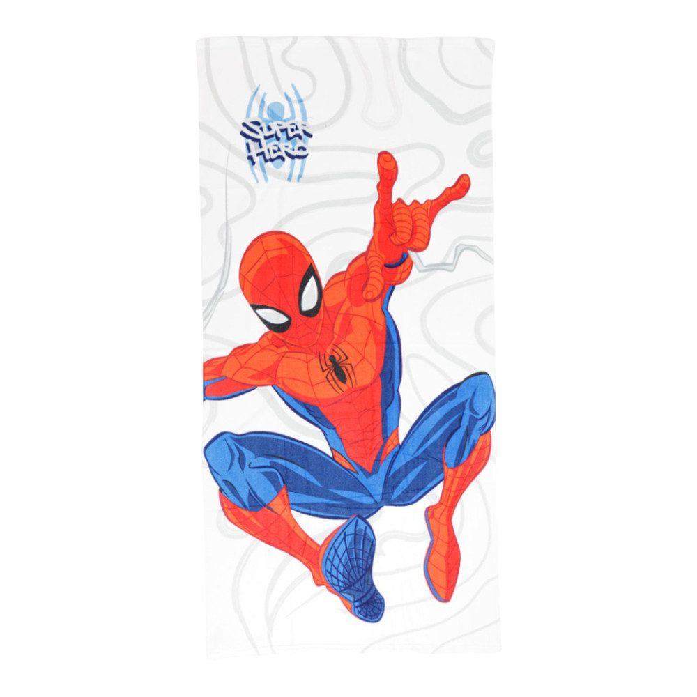 MARVEL Strandtuch Marvel Spiderman Strandtuch Badetuch Duschtuch XL 70x140 cm, Mikrofaser (1-St)