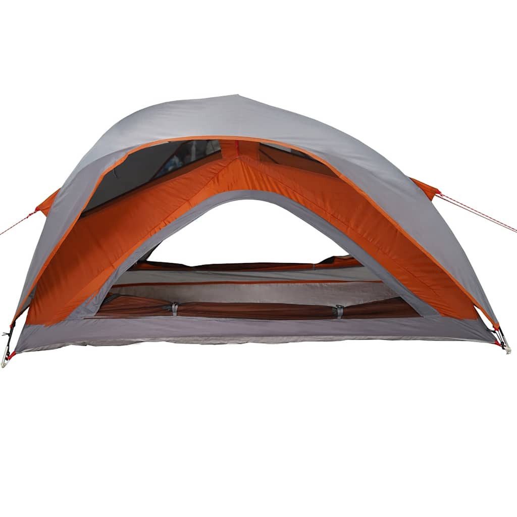 furnicato Faltzelt Campingzelt 213x84x100 cm Grau-Orange, (1 tlg)