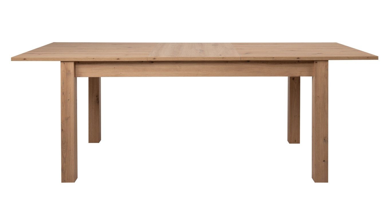 Finori Esstisch Esstisch Bergen, Ausziehtisch, Landhausstil, 160(215)x90, Artisan (No-Set), modernes und zeitloses Design
