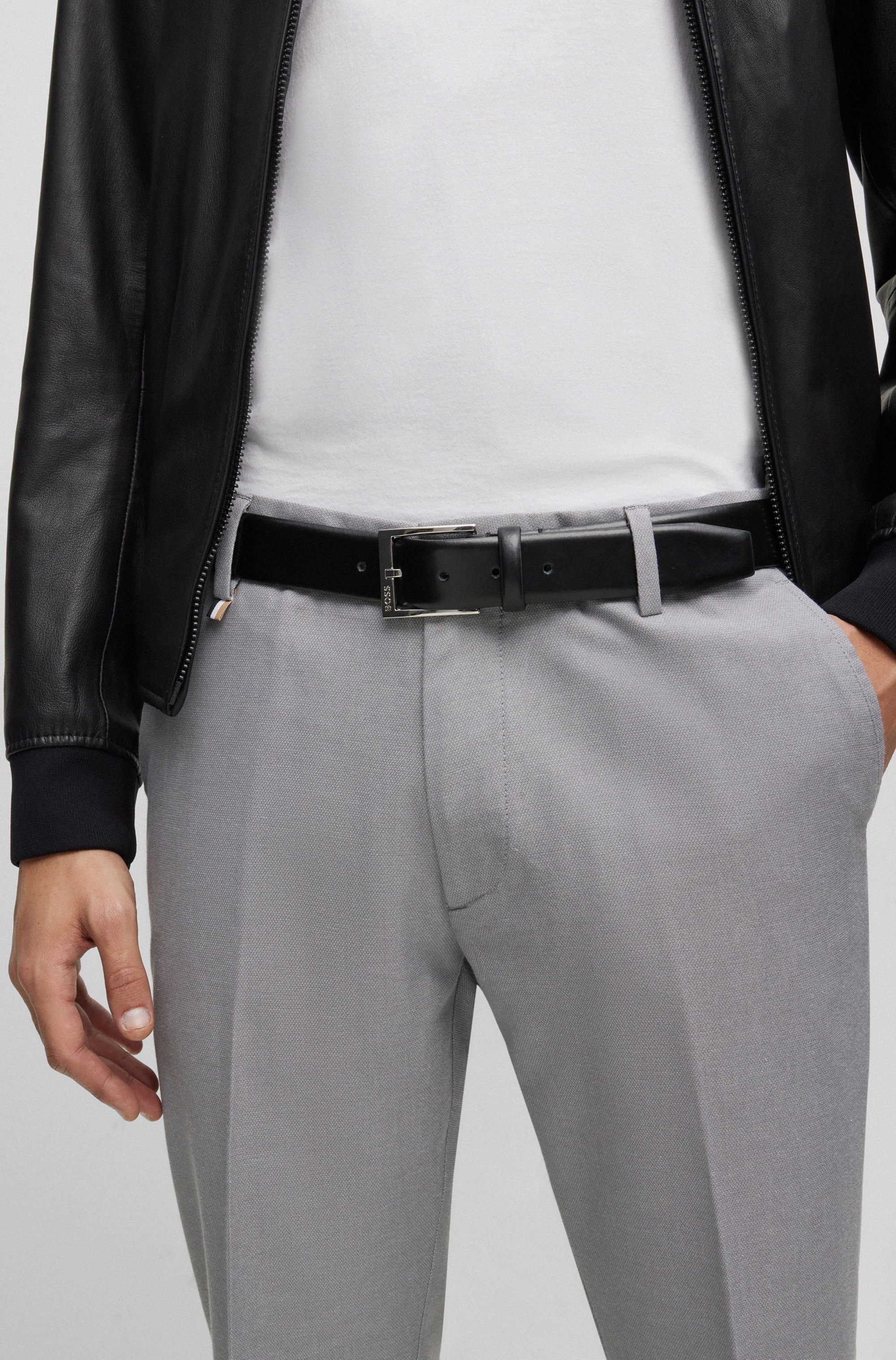 BOSS Ledergürtel Elloy-PC-An_Sz35 mit dezenter Boss-Prägung günstig online kaufen