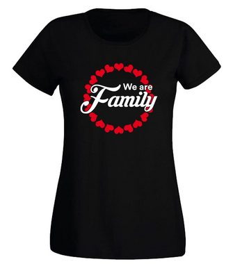 G-graphics T-Shirt We are Family Familien-Set zum selbst zusammenstellen, mit trendigem Frontprint, Aufdruck auf der Vorderseite, Spruch/Sprüche/Print/Motiv, für jung & alt