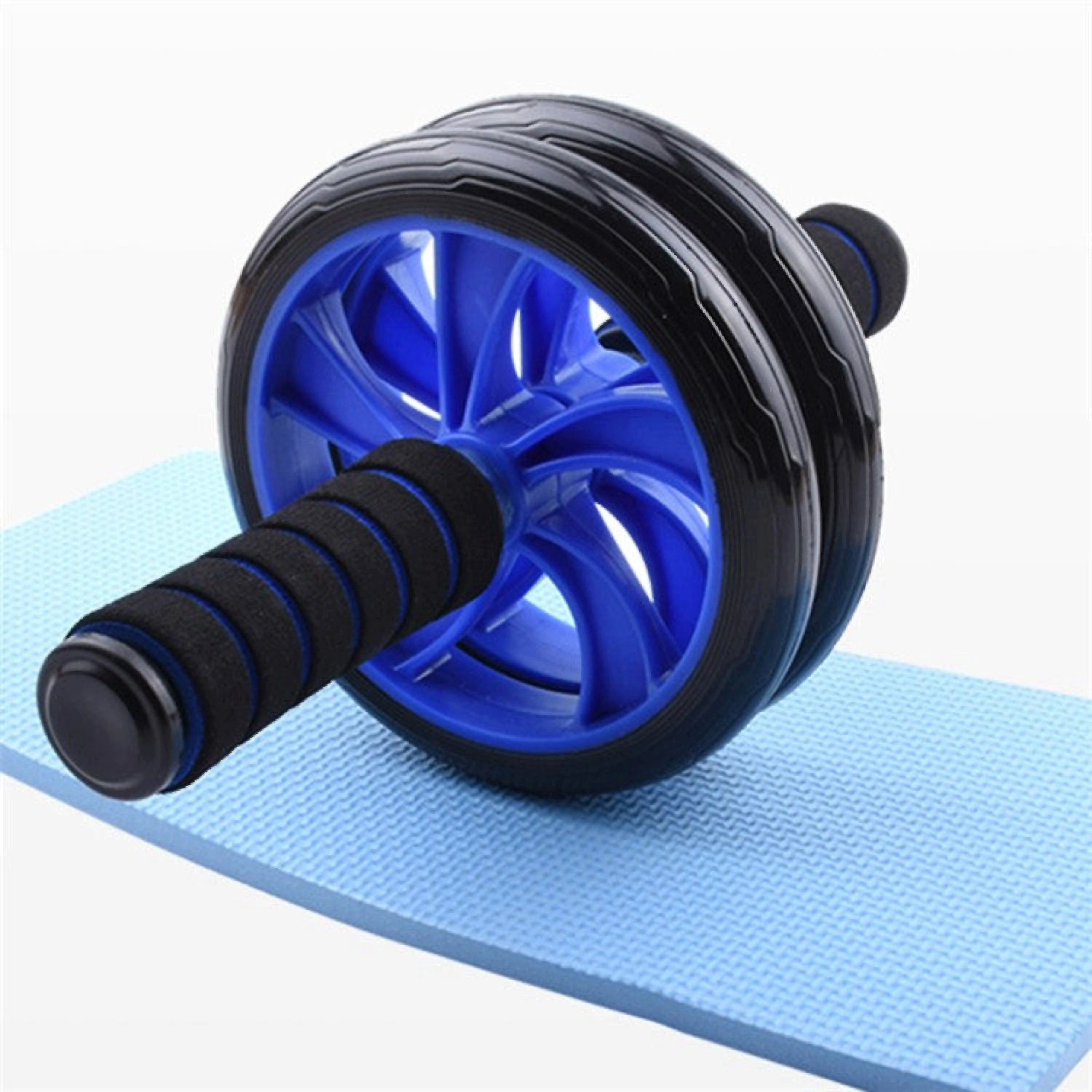 Sport-Knight® Bauchtrainer 7-teiliges Fitness-Set: Bauchroller, Liegestützgriffe, Springseil