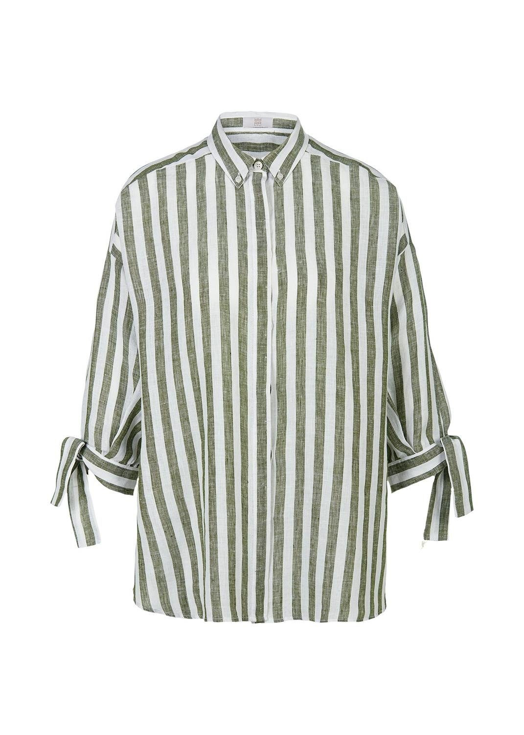 Riani Blusenshirt Bluse, olive patterned
