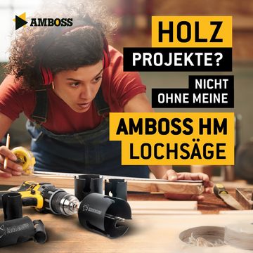 Amboss Werkzeuge Lochsäge Amboss HM Multifunktions-Lochsäge Ø22 mm (Amboss, Ø 22 mm
