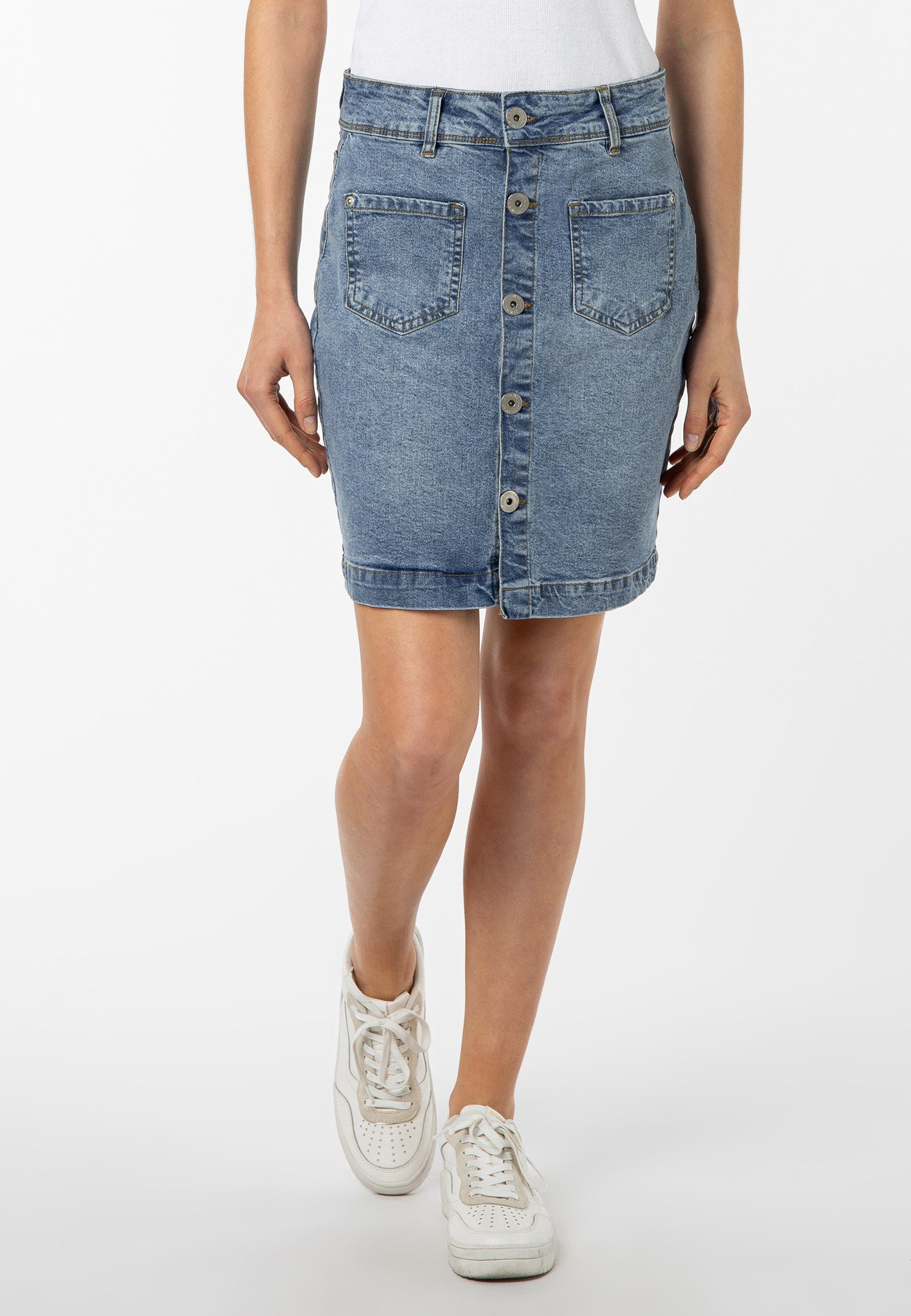 SUBLEVEL Jeansrock used Look, mit Knopfverschluss günstig online kaufen