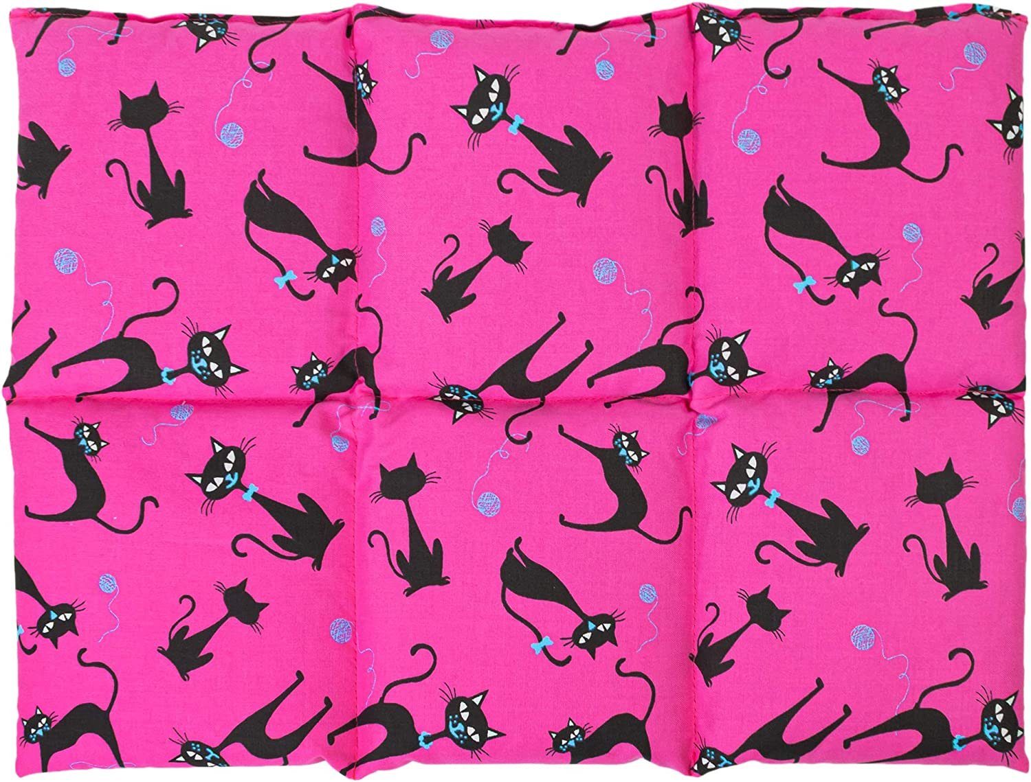 Giraffenland Wärmekissen Leinsamenkissen 40x30cm 6-Kammer – Wärmekissen Körnerkissen Leinsamen, Wärmekissen>Mikrowelle/Backofen, Kältekissen>Kühlschrank/Gefriertruhe