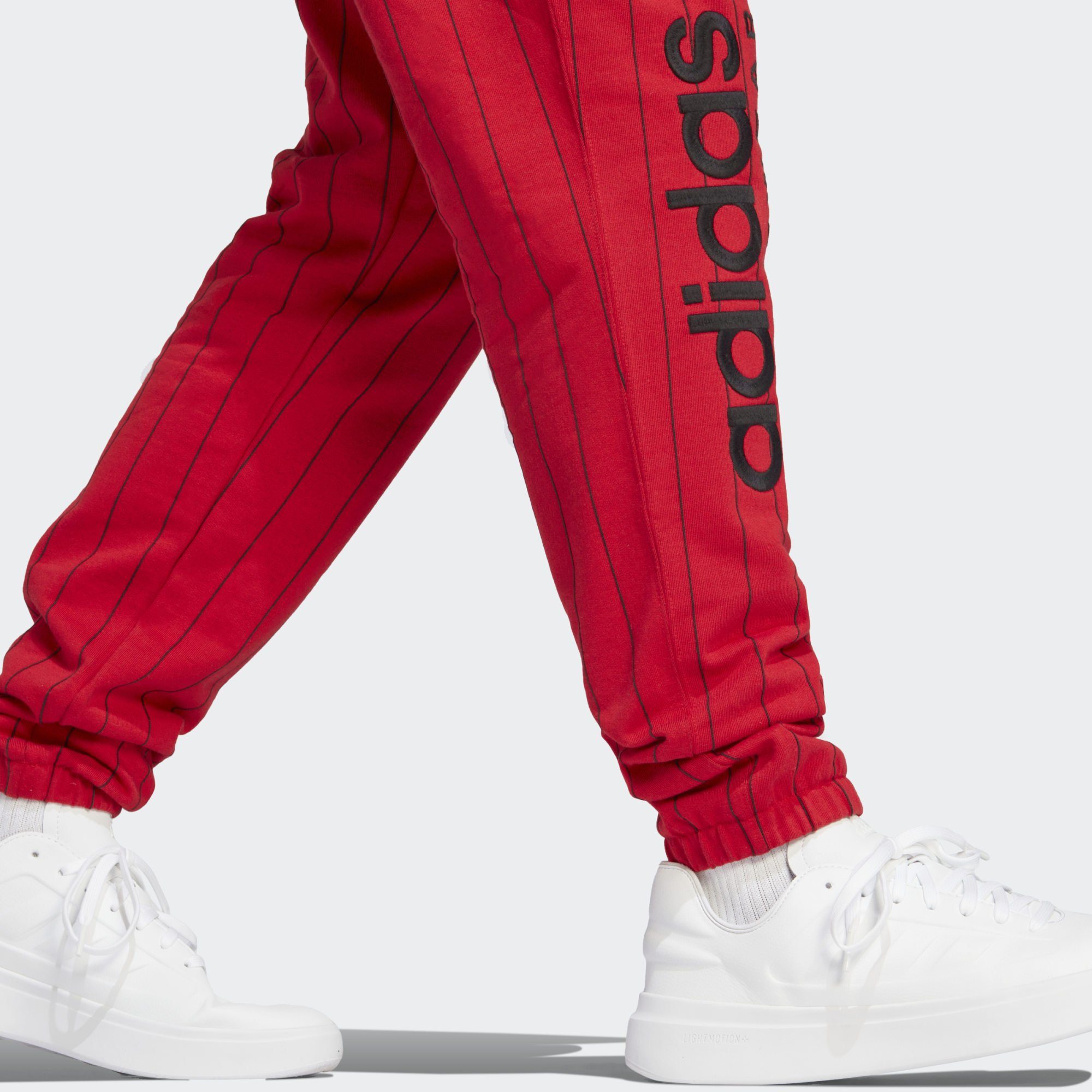 PINSTRIPE Jogginghose adidas FLEECE Better Scarlet Sportswear HOSE