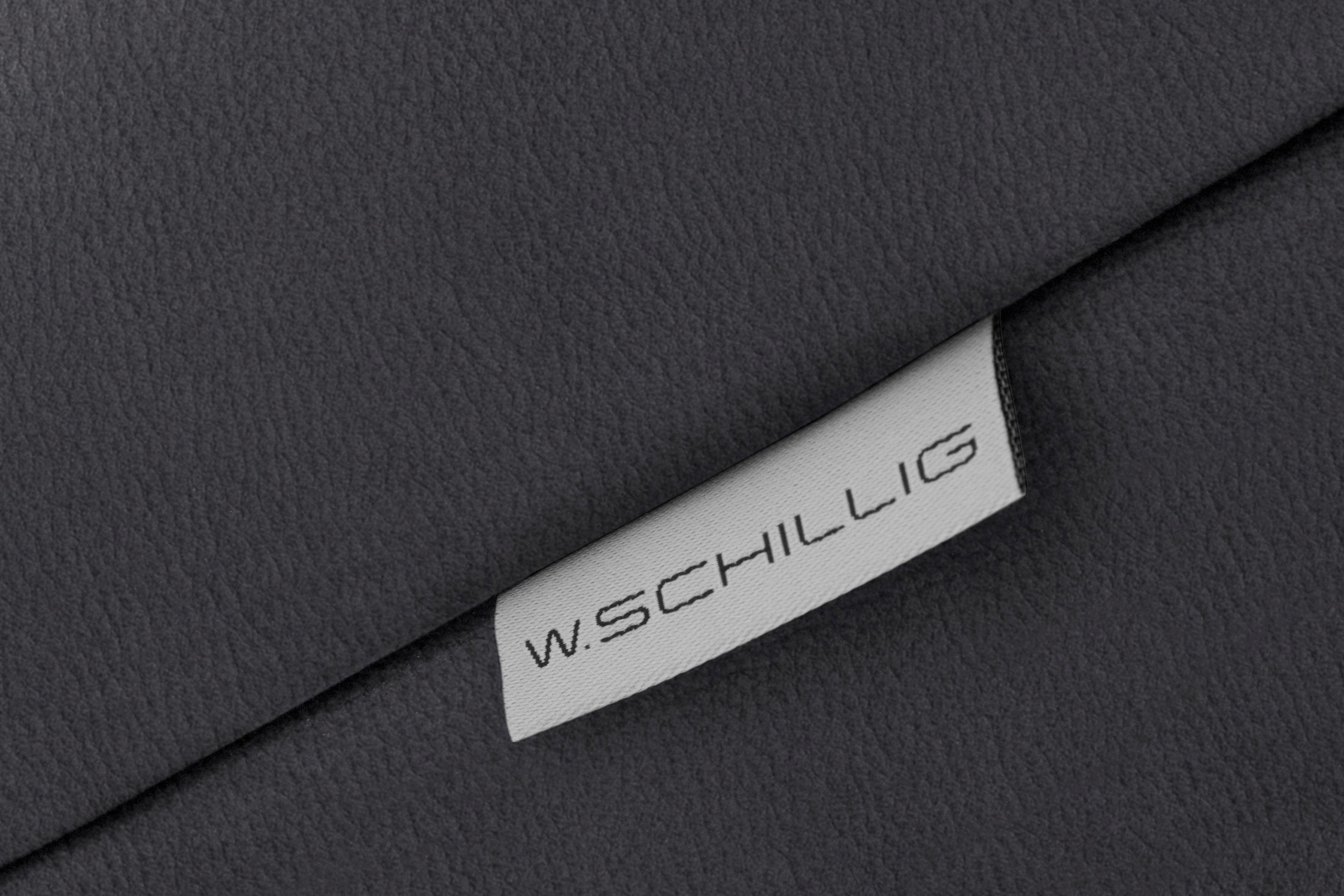 W.SCHILLIG 2-Sitzer finn, 2016, German 230 glänzend, Breite cm Fußgestell Award Chrom Design