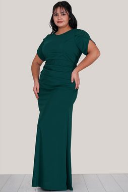 Modabout Abendkleid Langes Maxikleid Sommerkleid für große Größen- NELB0553D9576ZMT (1-tlg)
