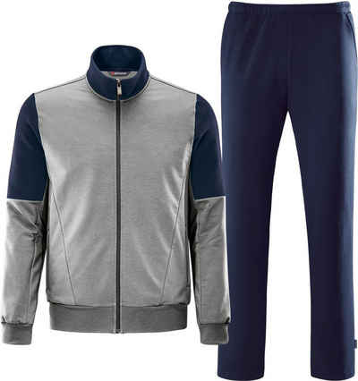 SCHNEIDER Sportswear Jogginganzug CAYM-Anzug STAHL-MEL./DUNKELBLAU