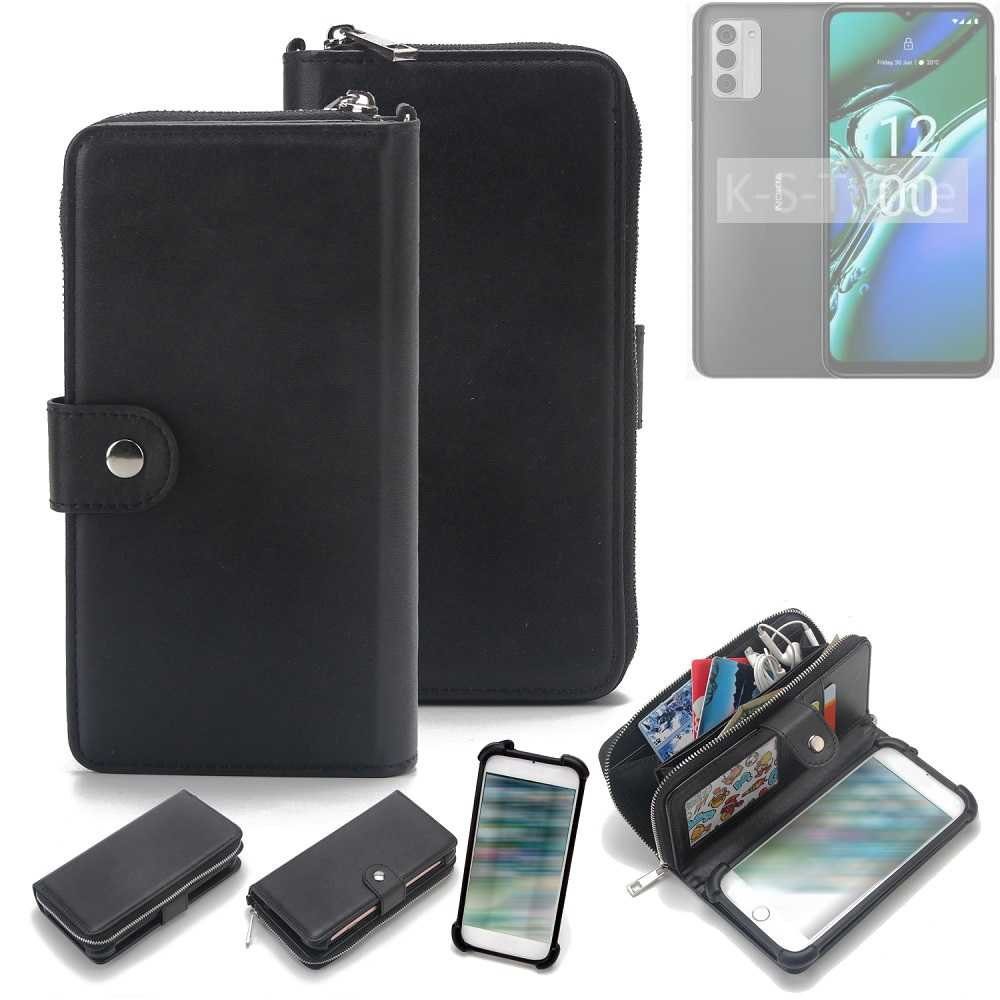 K-S-Trade Handyhülle für Nokia G42, 2in1 Handyhülle Schutzhülle & Portemonnee Cover Handy Hülle