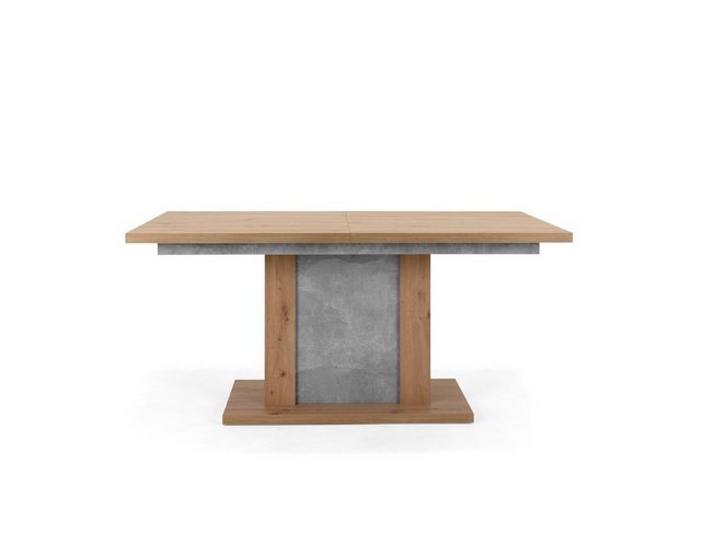 Säulen-Esstisch »Arthur«, Säulentisch Artisan Eiche Synchronauszug 160(215)x90x76 cm Säulen-Esstisch »Arthur«, Säulentisch Artisan Eiche Synchronauszug 160(215)x90x76 cm