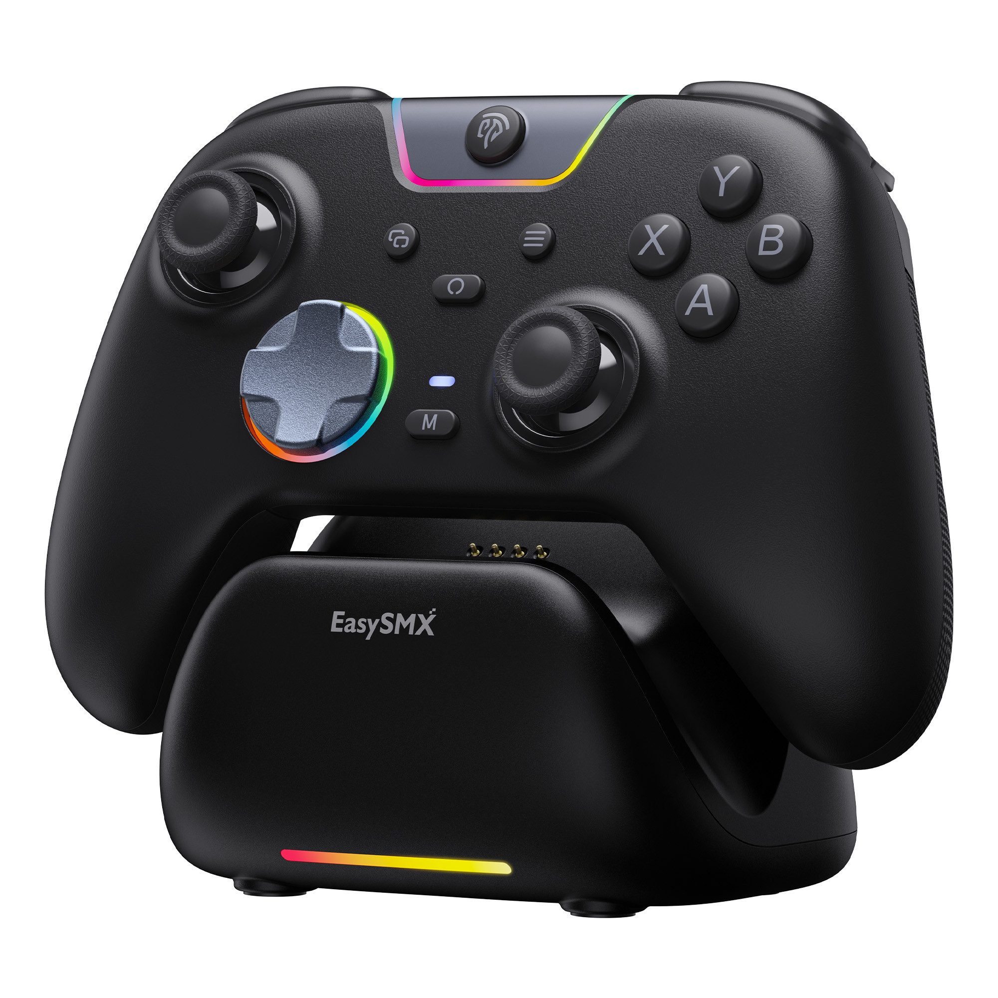 ANYSUN Controller X05Pro Wireless PC-Controller – Leise Tasten, Controller (2-Stufen-Impulstrigger, 2 programmierbare Tasten, Hall-Effekt-Joysticks, Gaming-Controller mit 1000 Hz Abfragerate für PC/Switch/Android/iOS)