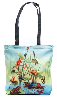 Luckyweather not just any other day Shopper Einkaufstasche / Shopping Bag Motiv FROG FAMILIY