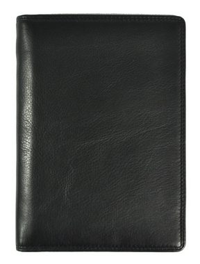 JOCKEY CLUB Brieftasche echt Leder, mit RFID Schutz, für die Reise, Passhülle Etui Kreditkartenetui Hülle Nappaleder