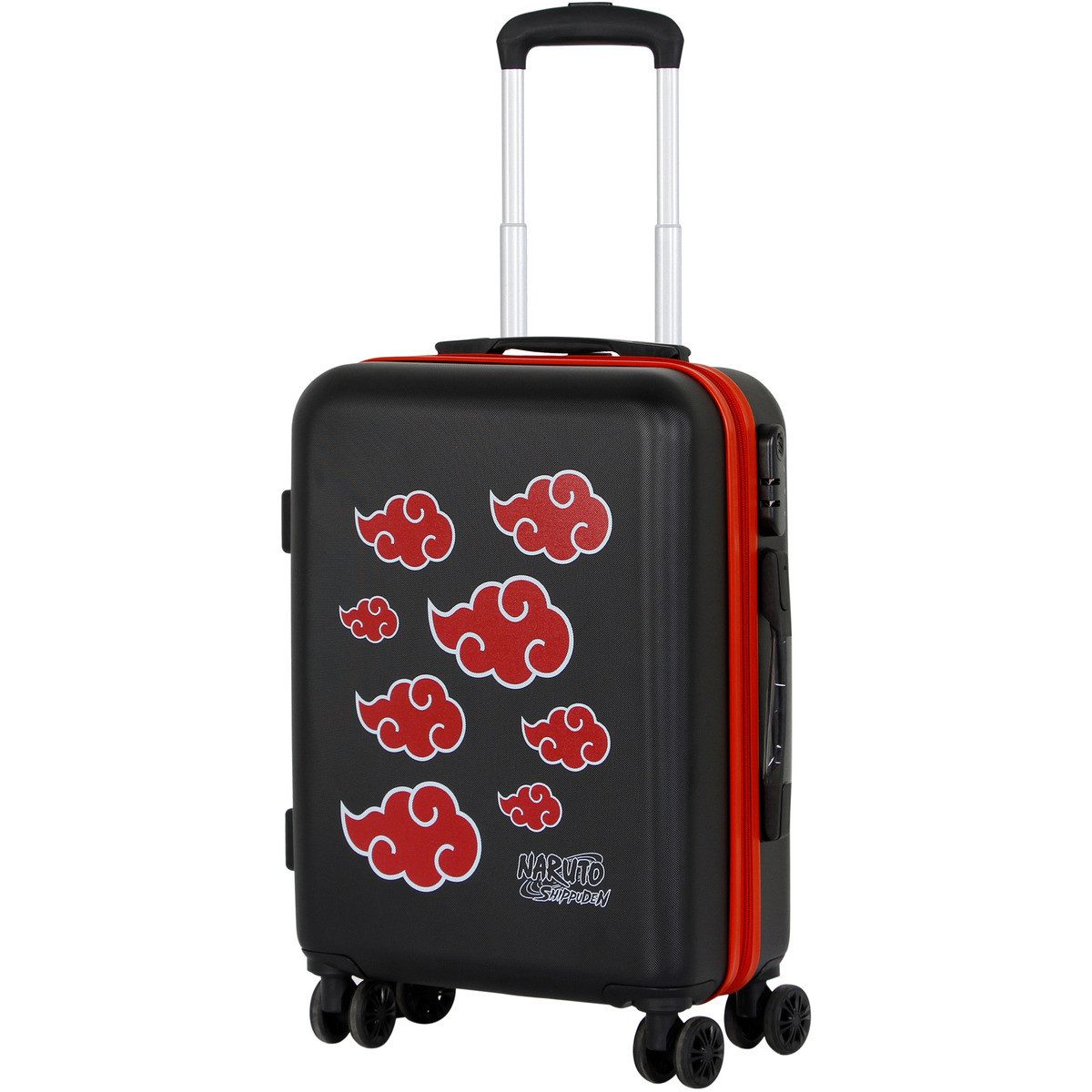 Naruto Kinderkoffer Clouds-ABS 4-Wheel Cabin Unisex Kinder, 4 Rollen, Kinderkoffer, Reisekoffer, Trolley, Reisetasche, Reisegepäck