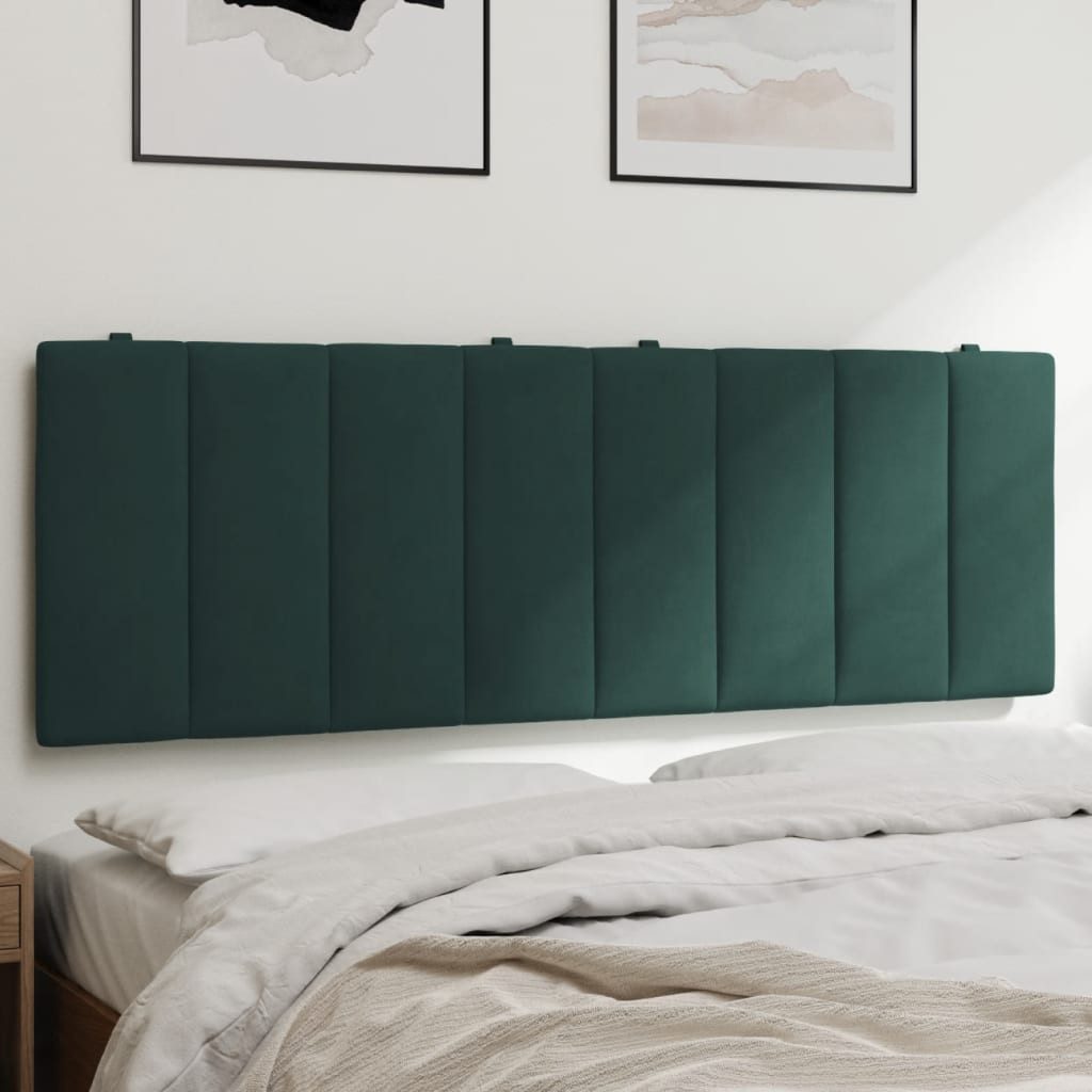 vidaXL Kopfteil, Bett Kopfteil-Kissen Dunkelgrün 120 günstig online kaufen