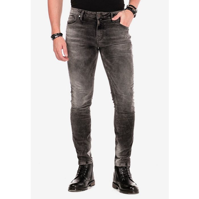 Cipo &amp; Baxx 5-Pocket-Jeans Cordhose in Slim Fit NZ8014