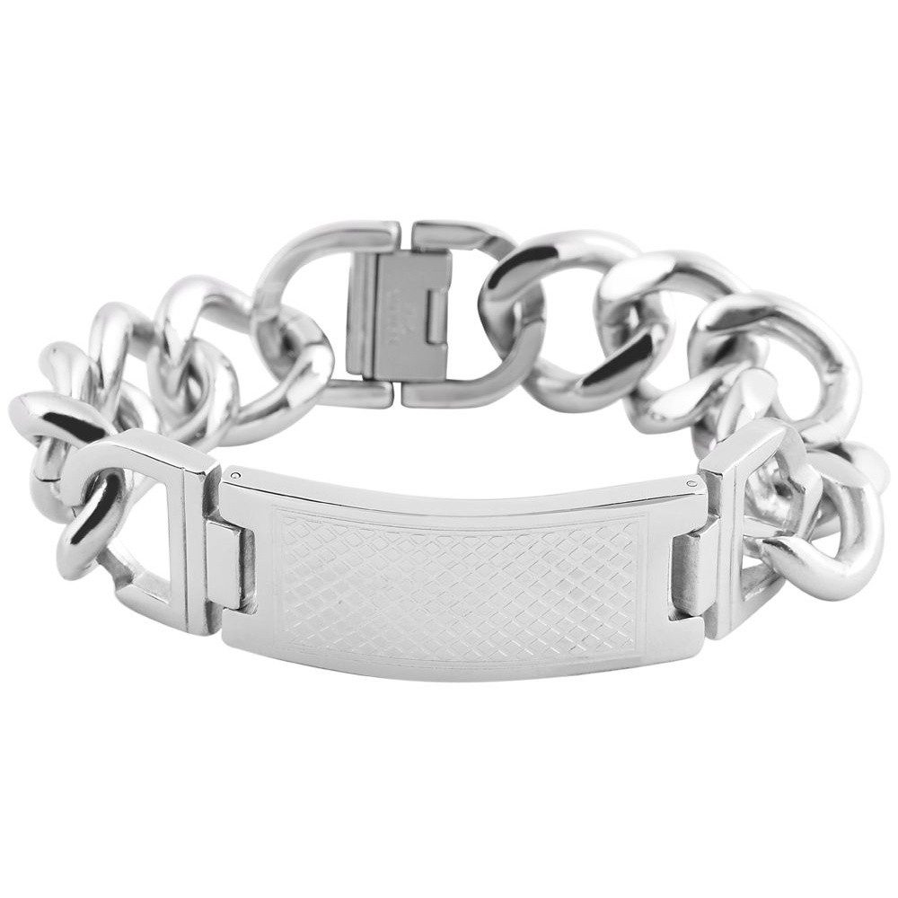 Armband Armband – Panzerarmband aus Edelstahl 25 cm