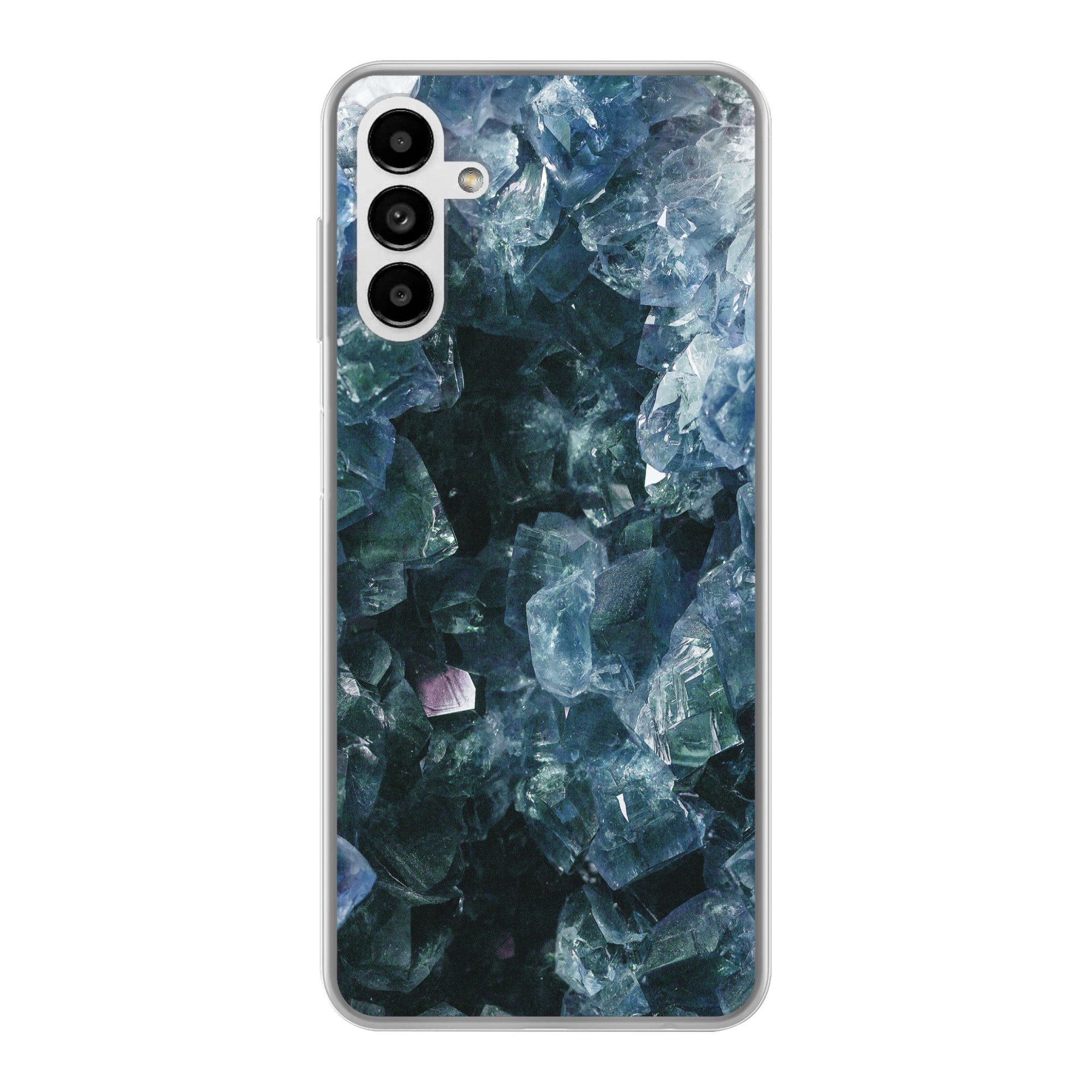 MuchoWow Handyhülle für Samsung Galaxy A04s Edelsteine und Mineralien - Kristall - Naturst, Handy Case, Silikon, Bumper Case Dünn