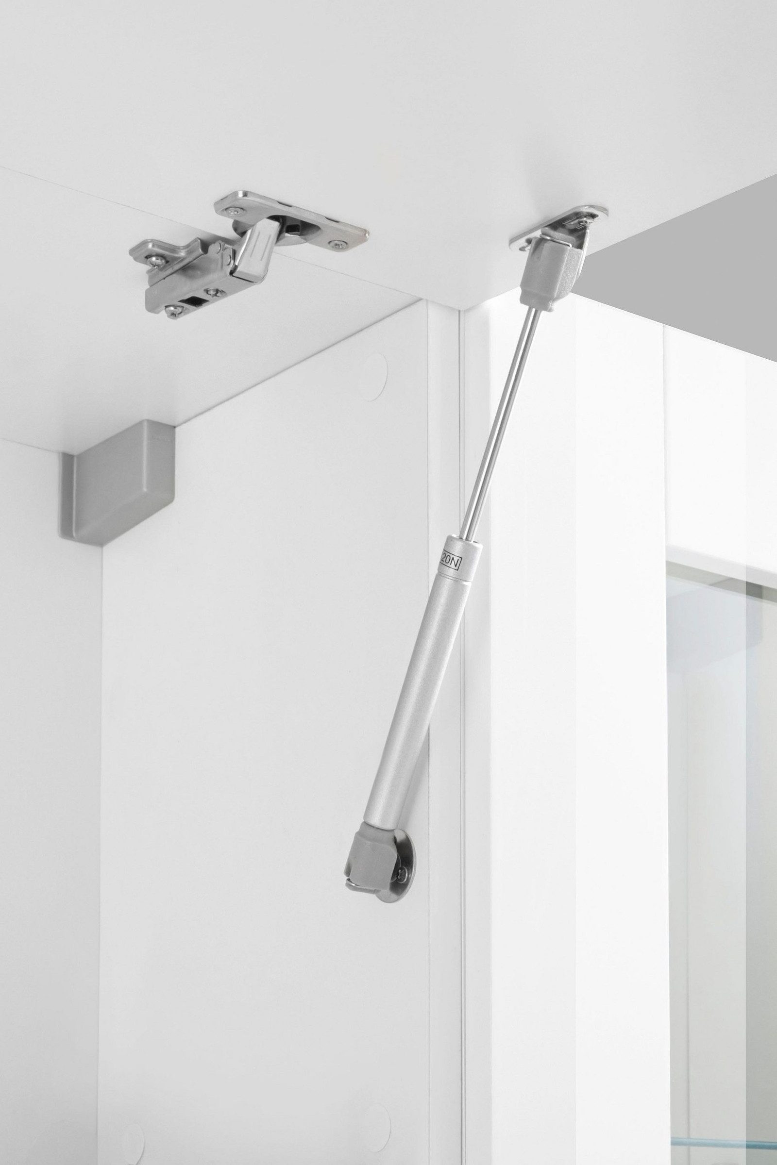 freiraum Wohnwand Benevent, (4-teilig) in Weiß Hochglanz - 260x180x30 (BxHxT)