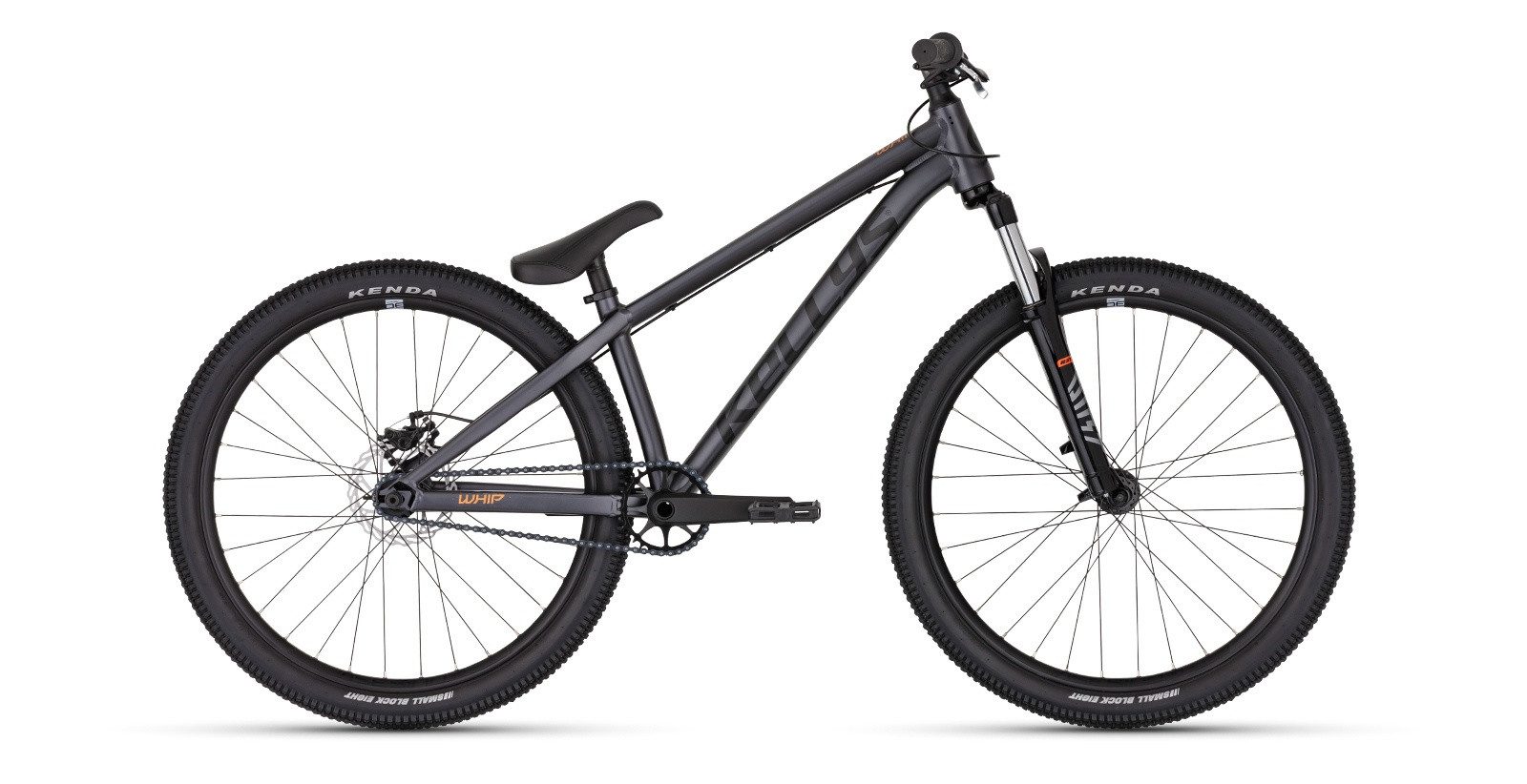 Kellys Mountainbike BMX-Rad Whip 30 DJ Graphite grey 26" Diamant, 1 Gang
