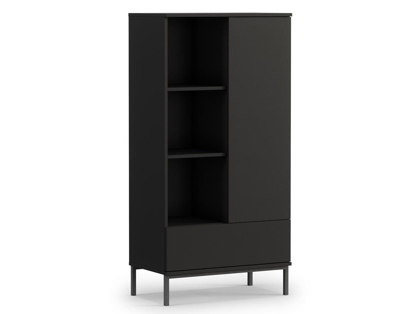 Beautysofa Regal Querty, im modernes Stil, mit Schublade und Tür, mit Einlegeböden