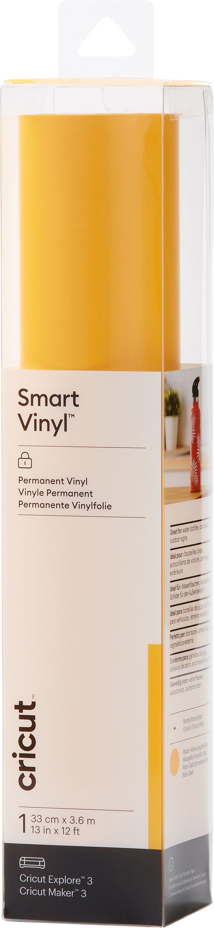 Cricut Dekorationsfolie Vinylfolie Smart Vinyl Permanent, selbstklebend 360 cm x 33 cm
