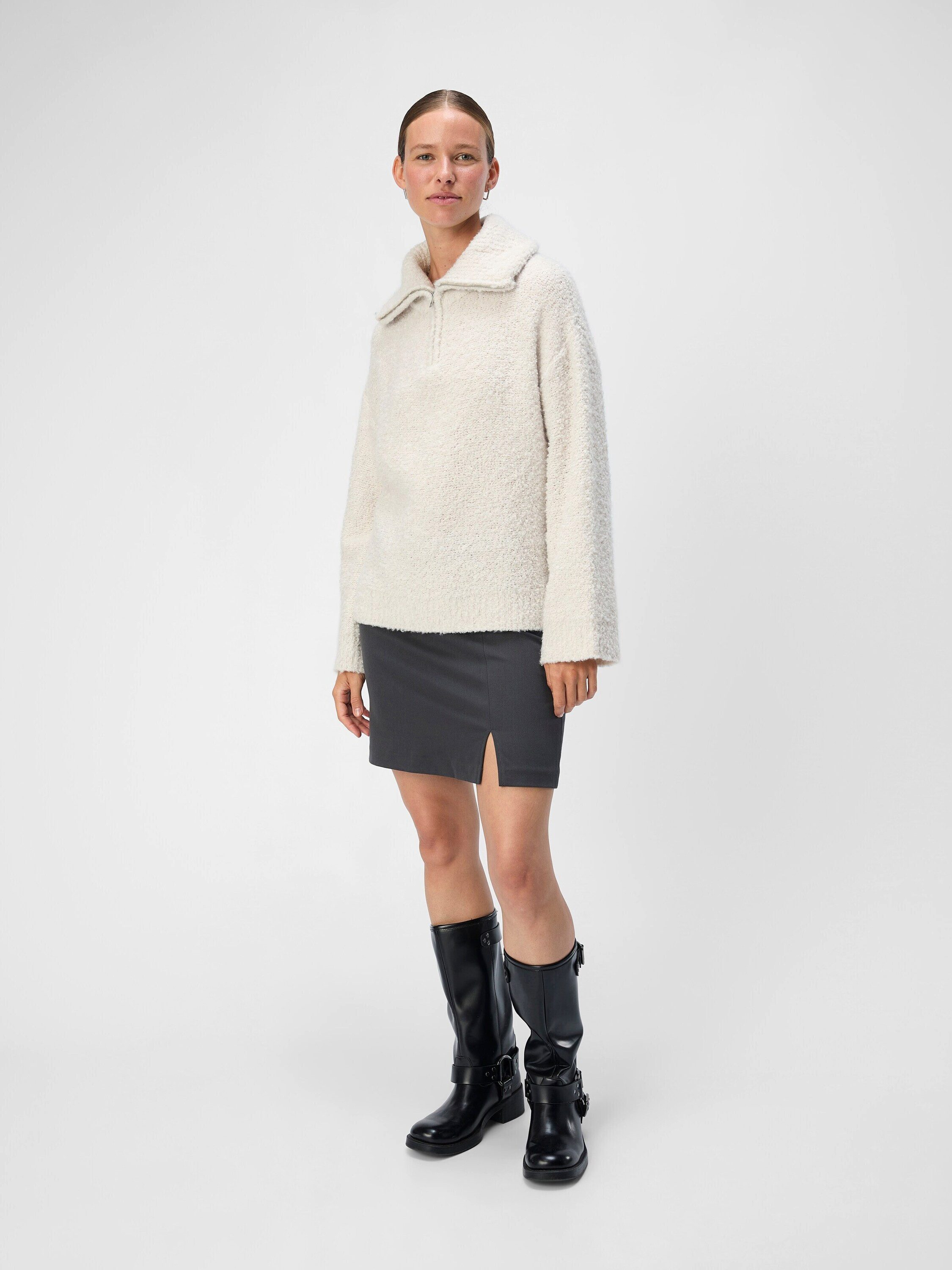 Object Strickpullover OBJTolatya (1-tlg) Plain/ohne Details