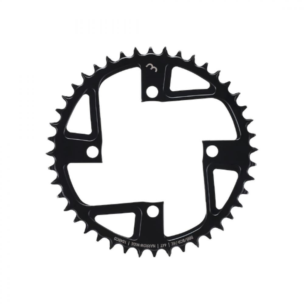 BBB Kettenschaltung BCR-76E Kettenblatt E-bike Gear 44T/104 NarrowWide Schwarz